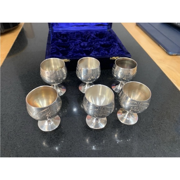 Other - Elegant Silver Goblet Set